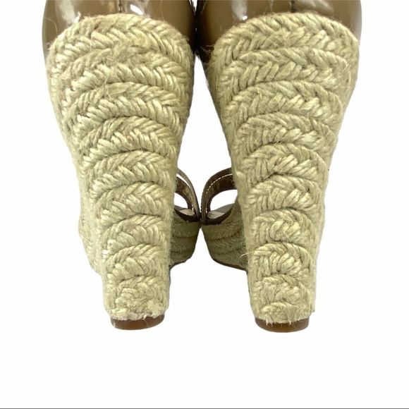 Enzo Angiolini Wedge Sandals Bronze - Picture 9 of 16